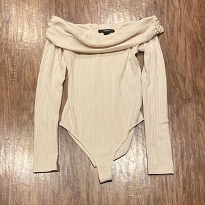 Off-Shoulder Forever 21 body suite